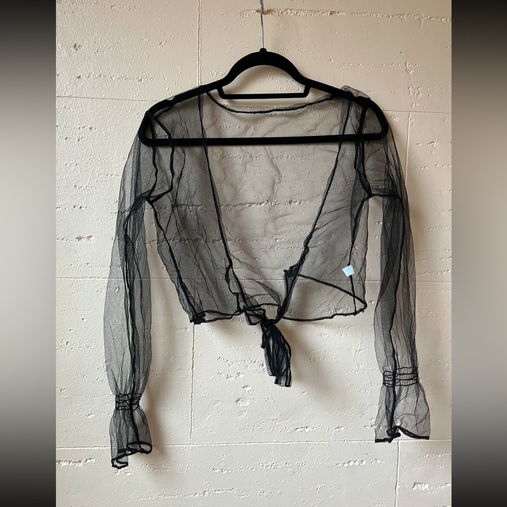 SHEIN Sheer Crop